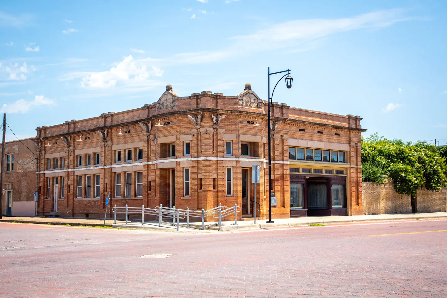 You may stroll through antique brick streets and window shop at various stores.