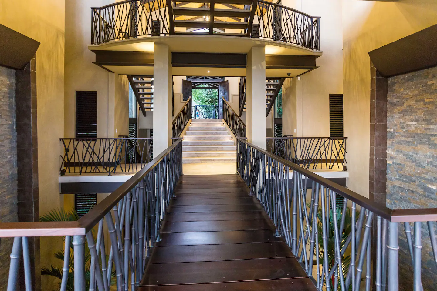 Elegant entrance.
